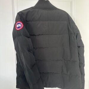 Canada Goose Woolford Down Bomber Jacket - Black - Size S